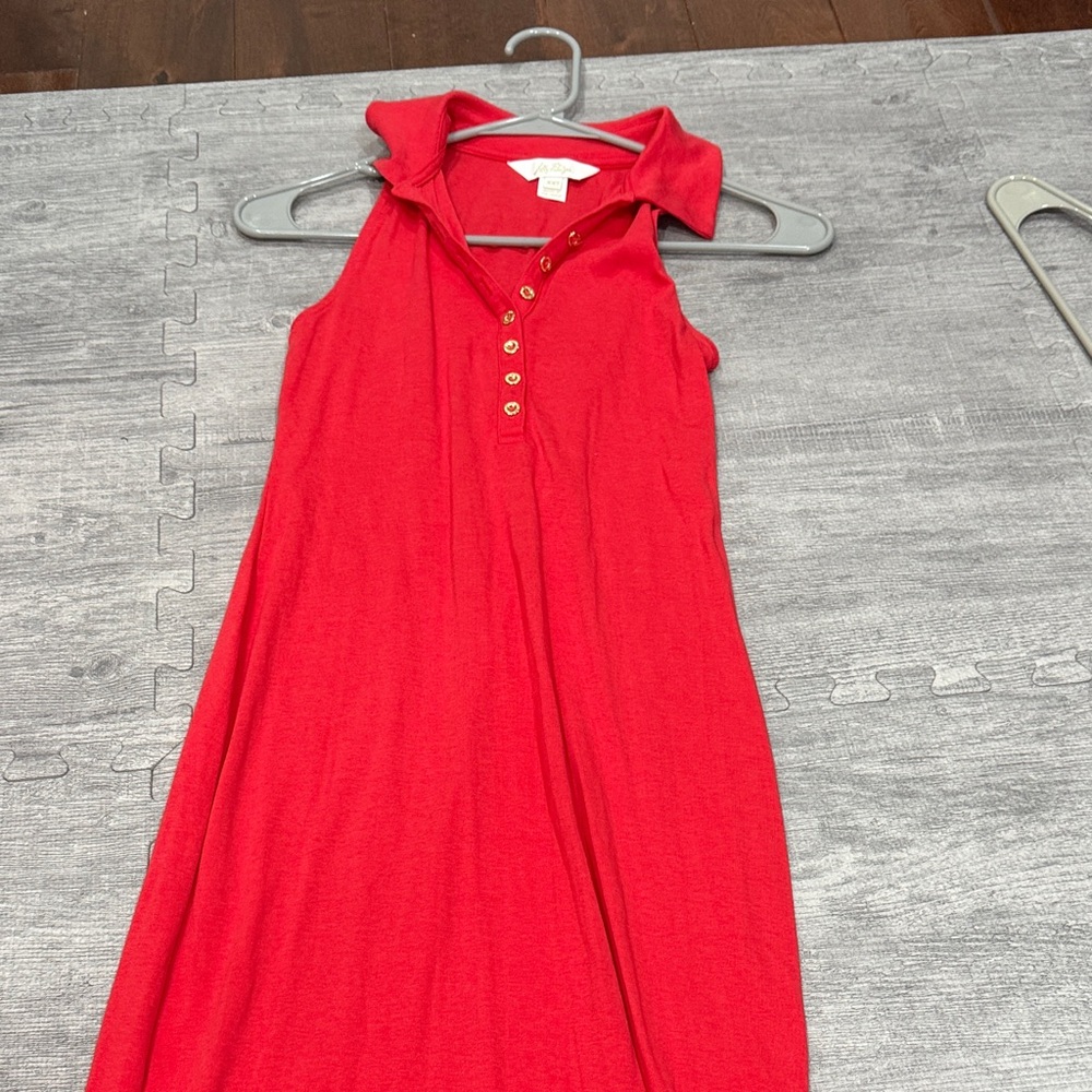 Lilly Pulitzer Vibrant Red Top